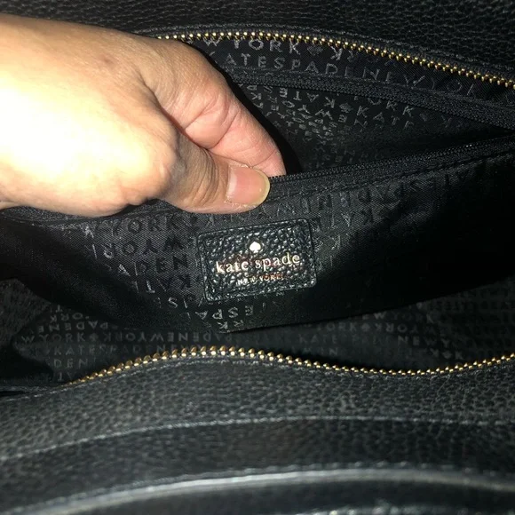 KATE SPADE BLACK TOTE BAG - Picture 14 of 15